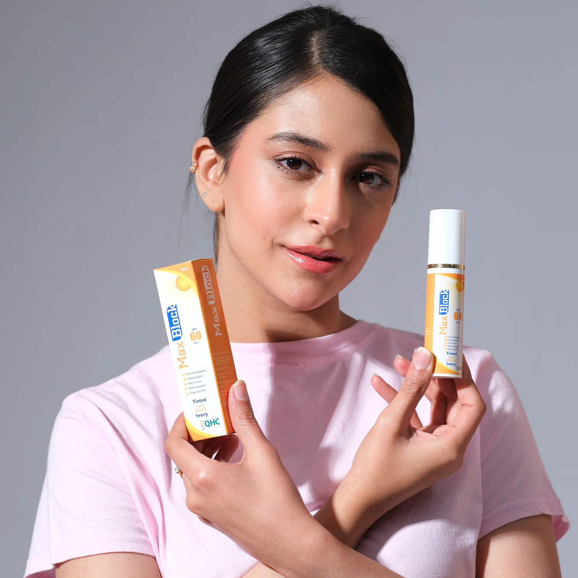 Max Block SPF 60 Tinted Ivory Sunblock - Image 6